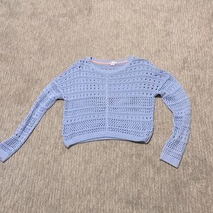 Periwinkle blue cropped sweater